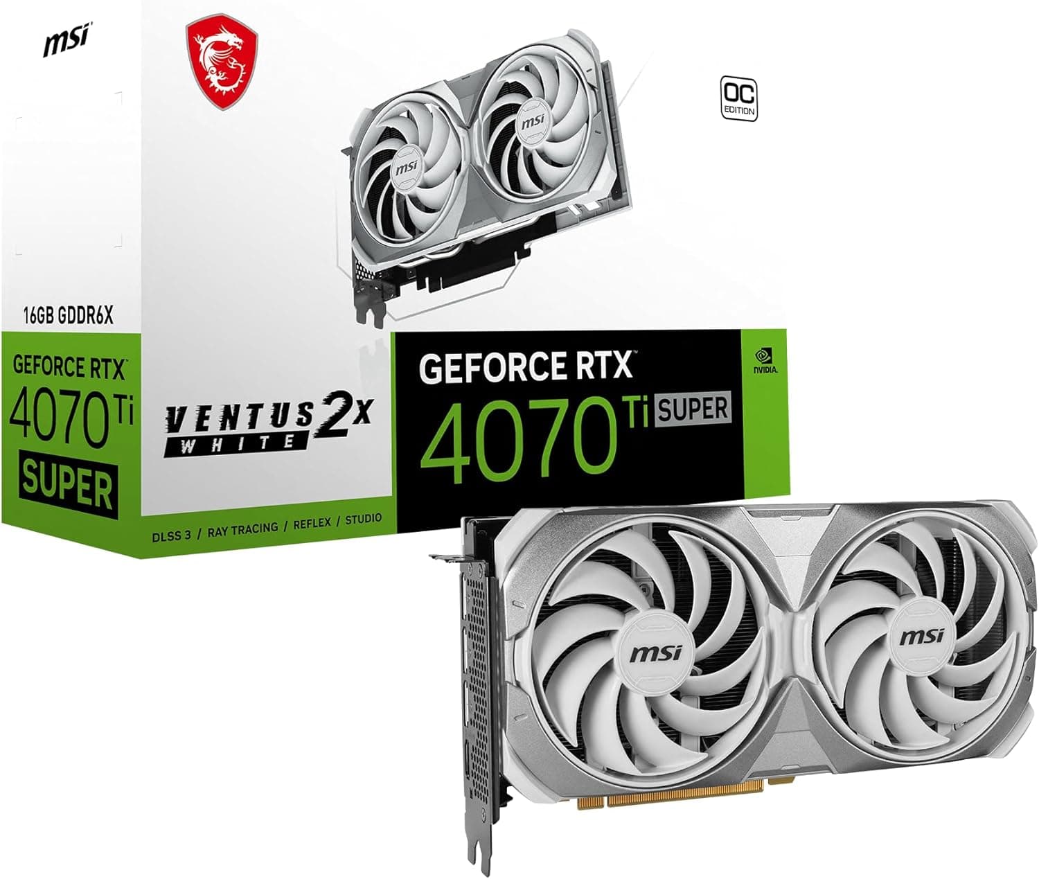 MSI GeForce RTX 4070 Ti Super Ventus 3X 16GB Graphics Card