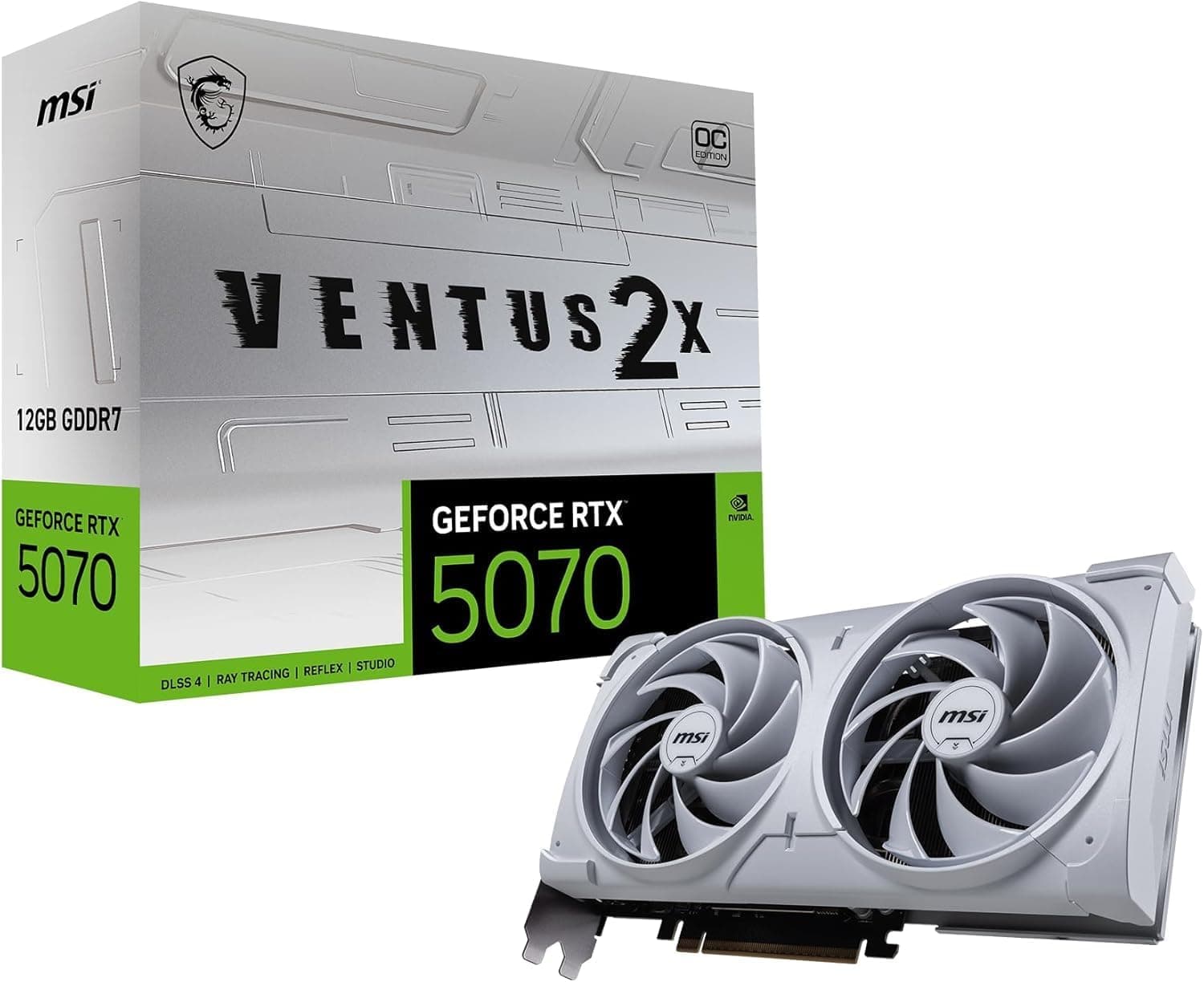 MSI GeForce RTX 5070 Ventus 2X OC 12GB Graphics Card