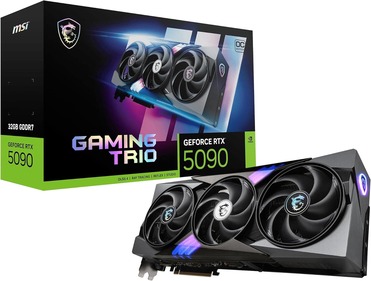 MSI GeForce RTX 5090 Gaming Trio OC 32GB Graphics Card