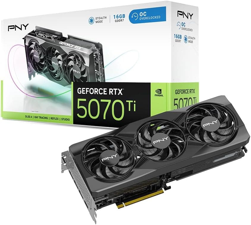 PNY GeForce RTX 5070 Ti OC 16GB Graphics Card