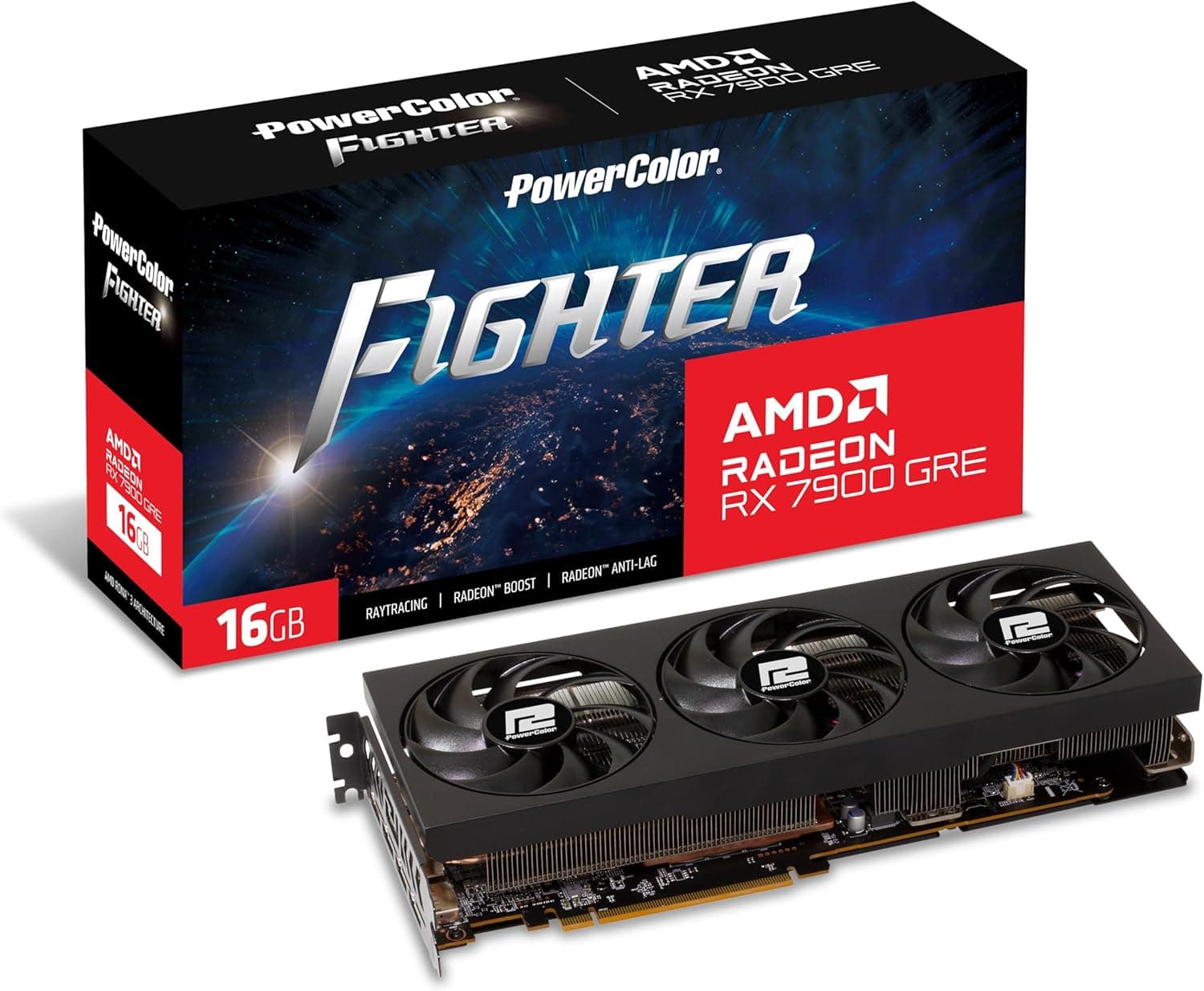 PowerColor Fighter AMD Radeon RX 7900 GRE 16GB Graphics Card