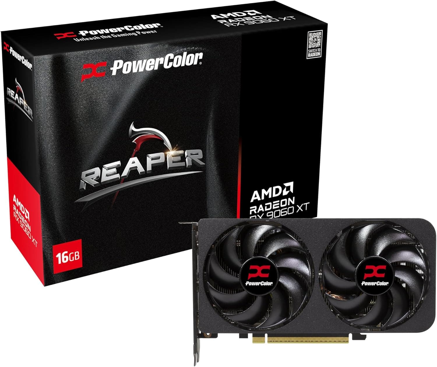 PowerColor Reaper AMD Radeon RX 9060 XT 16GB Graphics Card