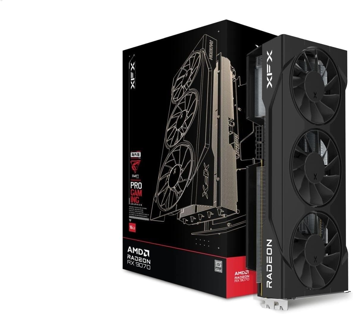 XFX Swift AMD Radeon RX 9070 16GB Graphics Card