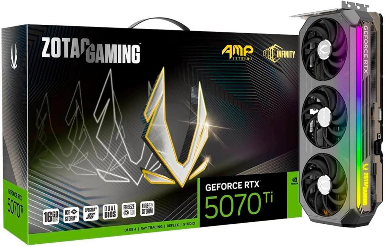 ZOTAC Gaming GeForce RTX 5070 Ti AMP 16GB Graphics Card