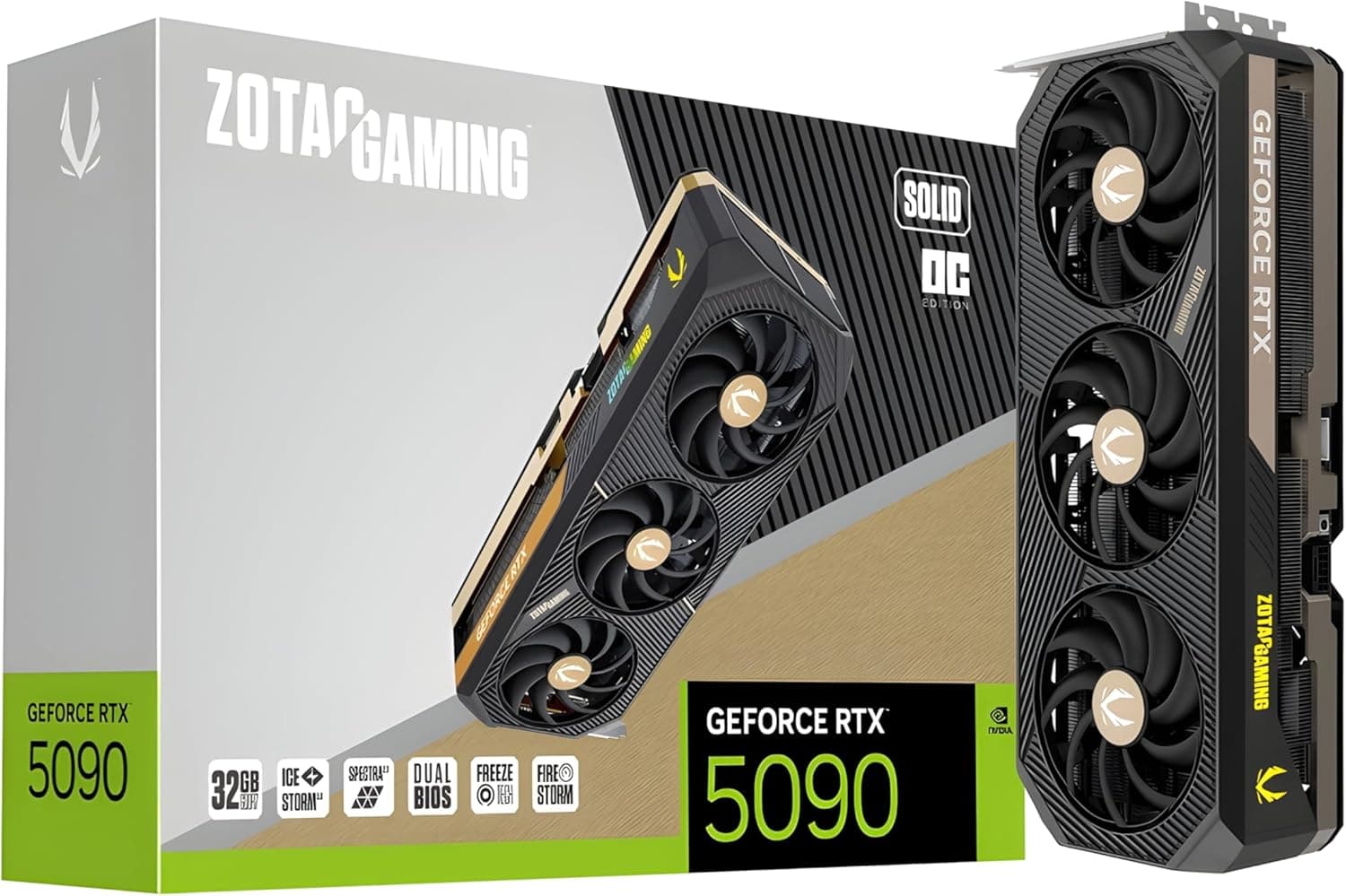 ZOTAC Gaming GeForce RTX 5090 Solid OC 32GB Graphics Card