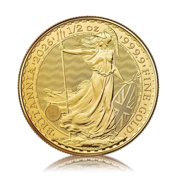 1/2 oz Britannia Charles III Gold Coin 2026