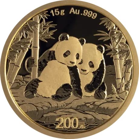 15g China Panda Gold Coin 2026
