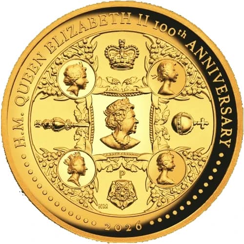 2 oz 100th Anniversary Queen Elizabeth II 2026