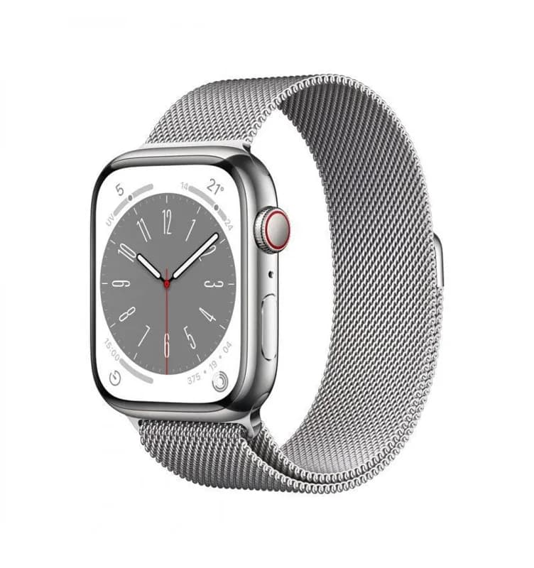 Apple Watch Series 8 OLED 45 mm 4G Silver GPS (satellite)