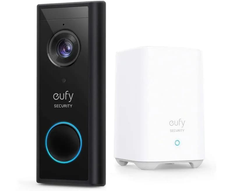 eufy Security, Wireless Video Doorbell (Battery-Powered) with 2K HD, Doorbell Camera