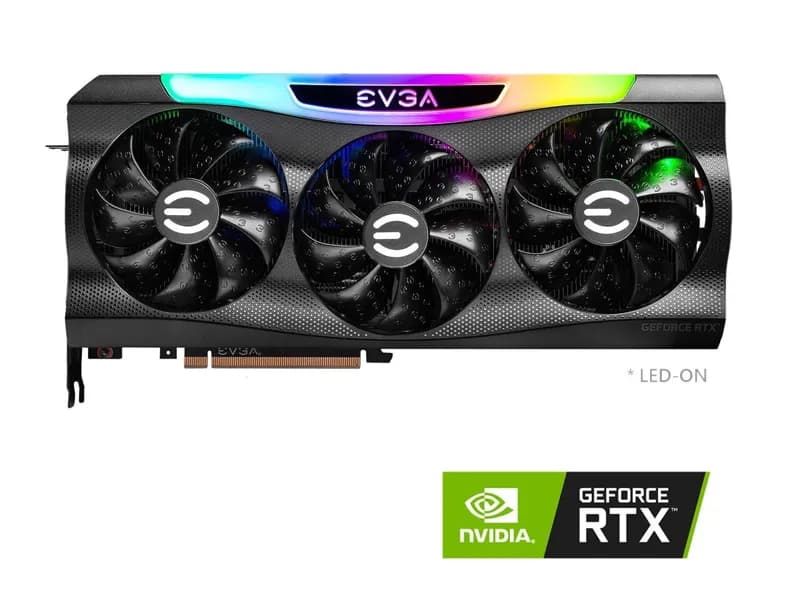 EVGA GeForce RTX 3080 Ti FTW3 ULTRA GAMING Video Card, 12G-P5-3967-KR, 12GB GDDR6X, iCX3 Technology, ARGB LED, Metal Backplate