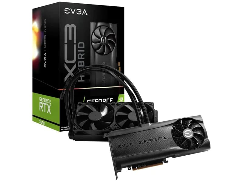 EVGA GeForce RTX 3090 XC3 ULTRA HYBRID GAMING, 24G-P5-3978-KR, 24GB GDDR6X, ARGB LED, Metal Backplate