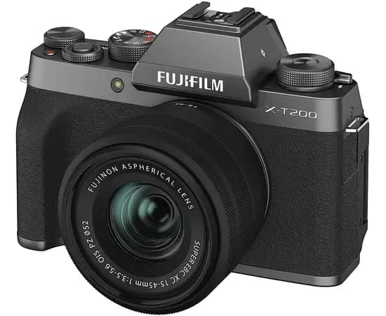 Fujifilm X-T200 Digital Cameras with XC 15-45mm f/3.5-5.6 OIS PZ Lens