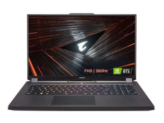 Aorus - 17.3" 360 Hz IPS - Intel Core i7 12th Gen 12700H (2.30GHz) - NVIDIA GeForce RTX 3080 Ti Laptop GPU - 32 GB DDR5 - 1 TB Gen4 SSD - Windows 11 Home - Gaming Laptop (AORUS 17 YE5-74US544SH )