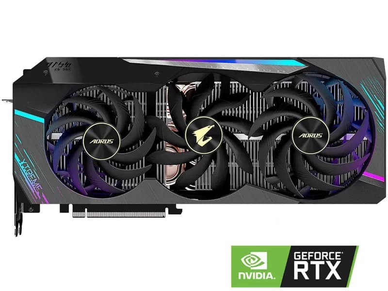 GIGABYTE AORUS GeForce RTX 3090 XTREME 24GB Video Card, GV-N3090AORUS X-24GD