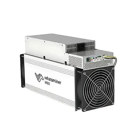MicroBT WhatsMiner M60S 186T 3441W ASIC Miner Designed for SHA-256 Algorithm