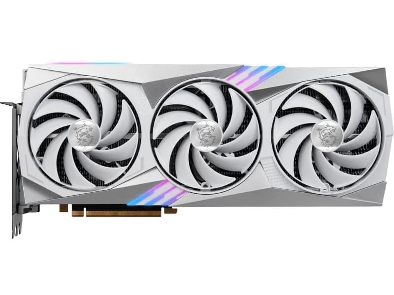 MSI Gaming GeForce RTX 4080 16GB GDDR6X PCI Express 4.0 ATX Video Card RTX 4080 16GB GAMING X TRIO WHITE