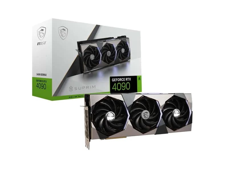 MSI Suprim GeForce RTX 4090 24GB GDDR6X PCI Express 4.0 ATX Video Card RTX 4090 SUPRIM 24G