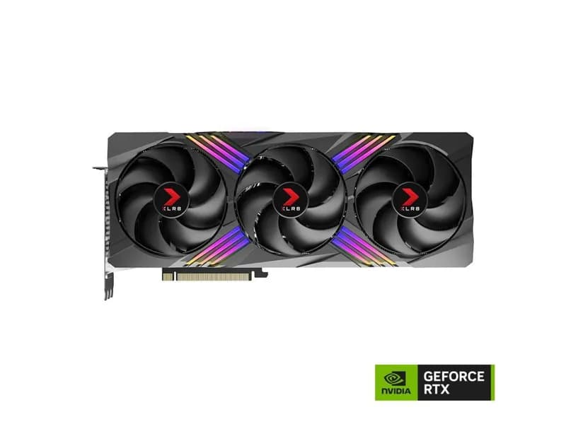 PNY GeForce RTX 4080 16GB XLR8 Gaming VERTO EPIC-X RGB Triple Fan Graphics Card DLSS 3