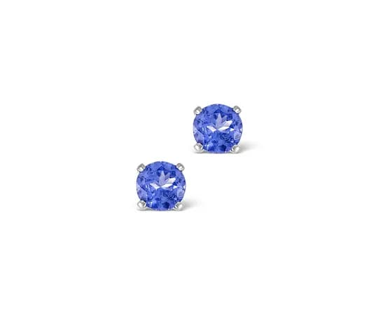 Tanzanite 1.00CT high quality (AA) 925 Silver Earrings