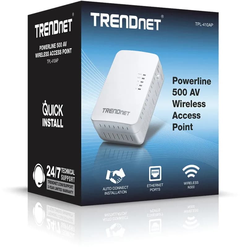 TRENDNET TPL-410AP – POWERLINE 500 AV WIRELESS ACCESS POINT