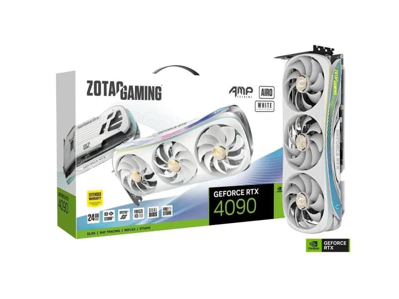 ZOTAC GAMING GeForce RTX 4090 AMP Extreme AIRO White Edition (ZT-D40900K-10P)
