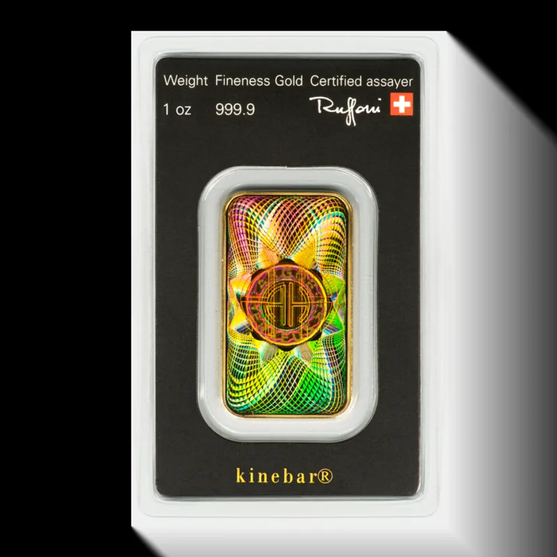 1 oz Gold Bar | Argor Heraeus | Kinebar