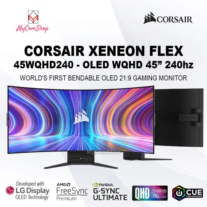 Corsair Xeneon Flex 45 Bendable OLED