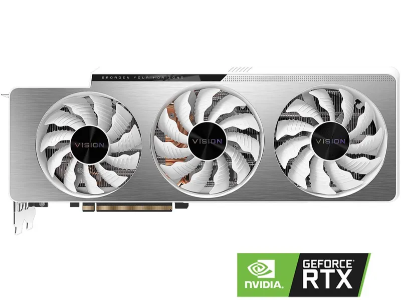 GIGABYTE GeForce RTX 3090 VISION OC 24GB Video Card, GV-N3090VISION OC-24GD