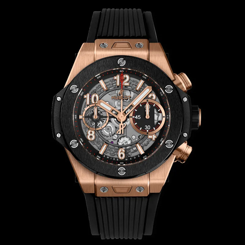 HUBLOT BIG BANG UNICO KING GOLD CERAMIC 42MM