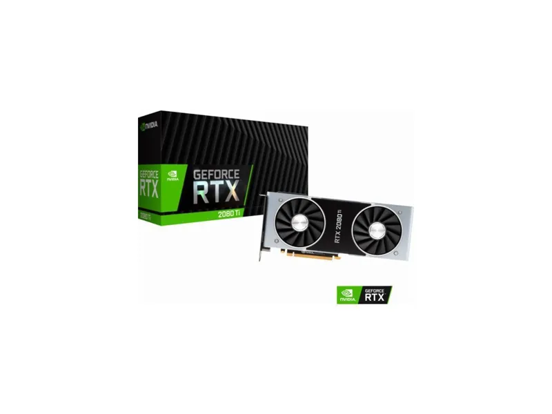 NVIDIA GeForce RTX 2080 Ti Graphic Card - 1.35 GHz Core - 1.64 GHz Boost Clock - 11 GB GDDR6 - Dual Slot Space Required