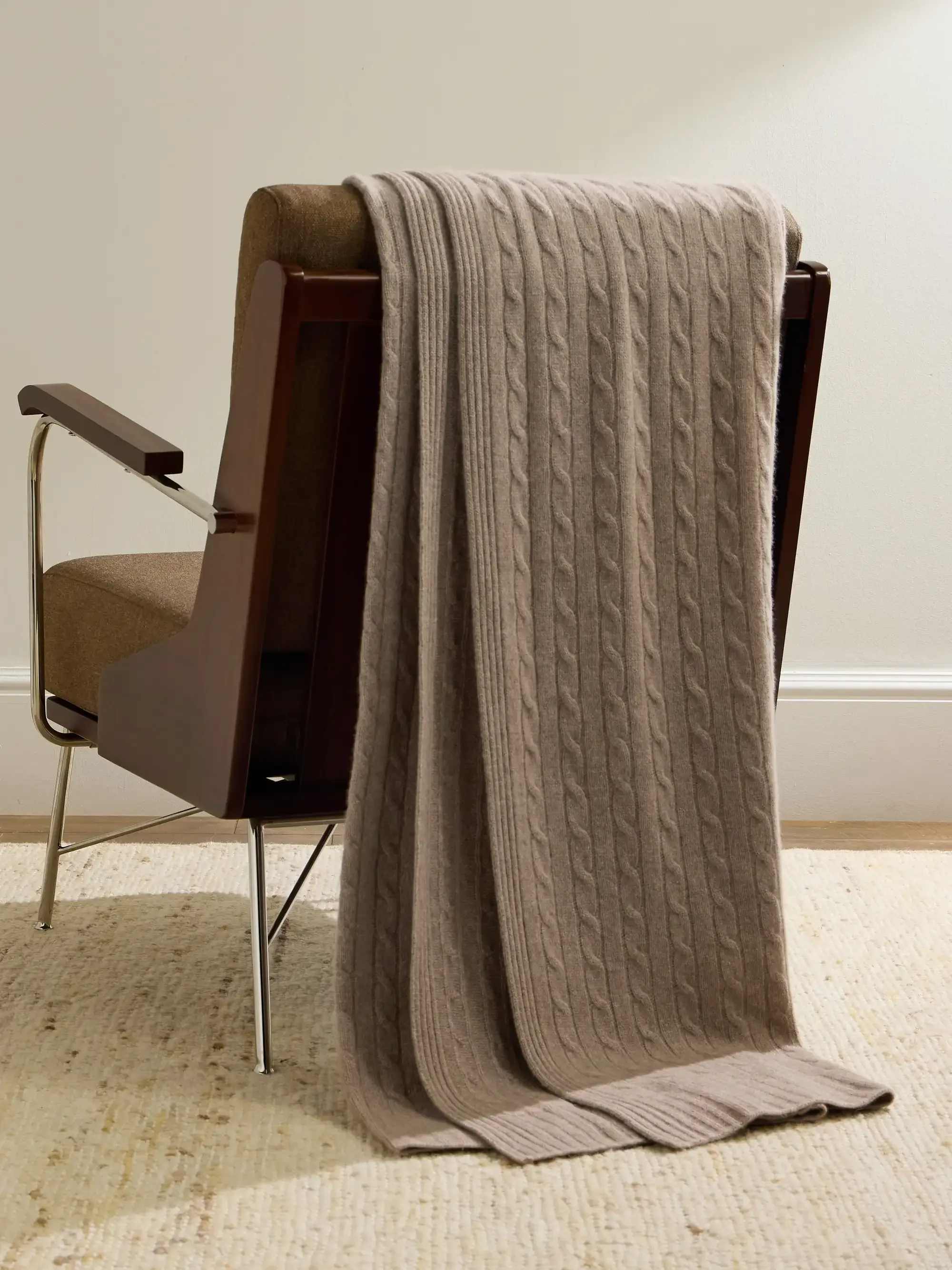 Ralph Lauren Home Cable Cashmere Throw