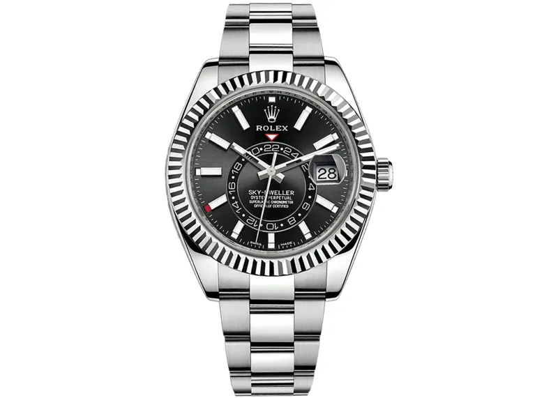 Rolex Sky-Dweller Steel & White Gold Black Dial 42mm