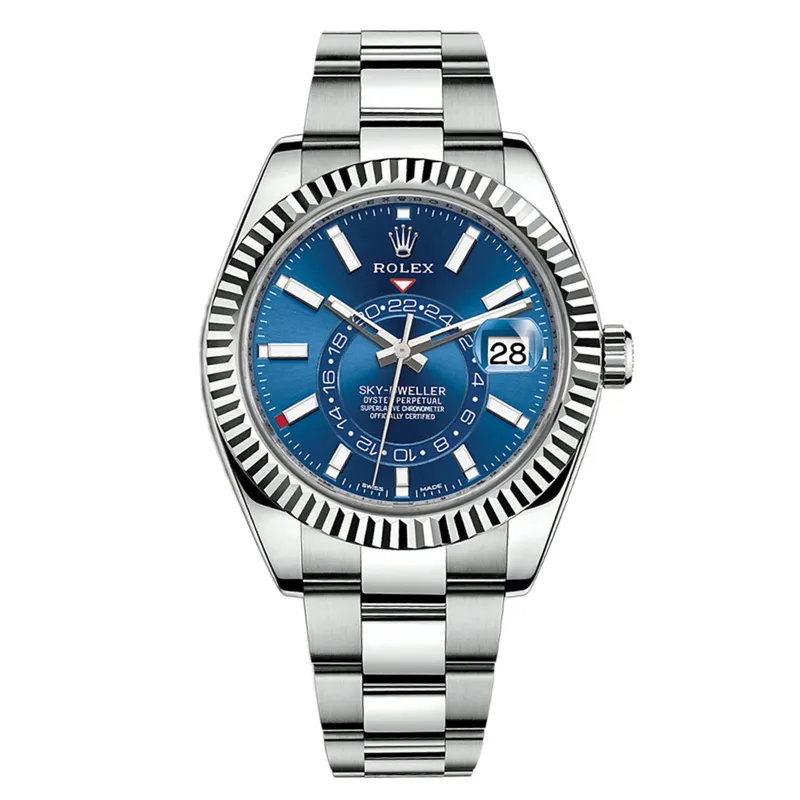 Rolex Sky-Dweller Steel & White Gold Blue Dial 42mm